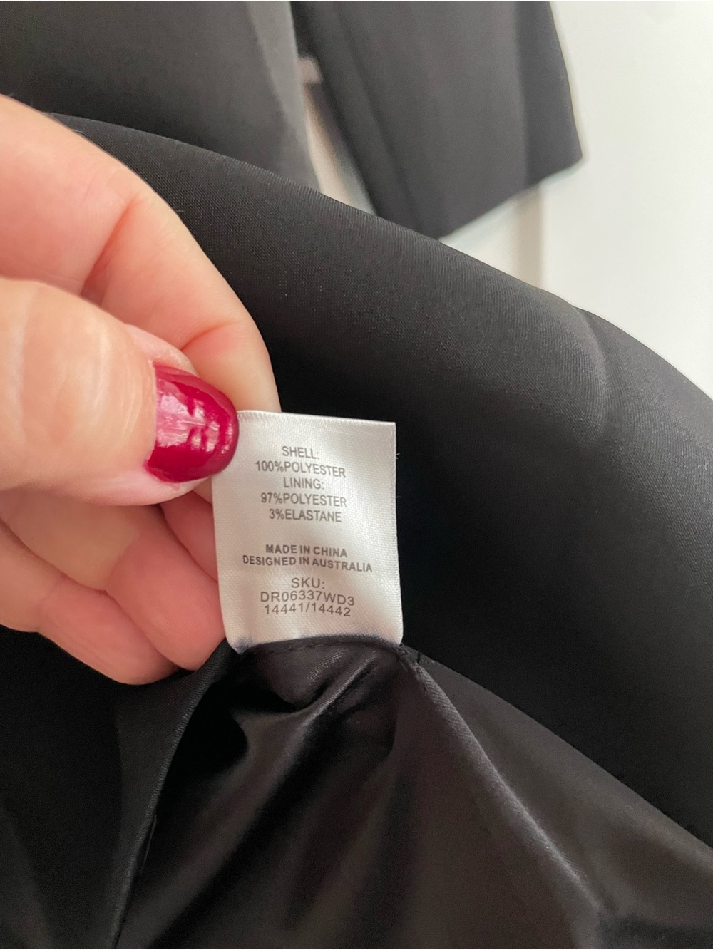 NEW Meshki Hugo Suiting Off the Shoulder Black Mini Dress Size XS - Picture 8 of 11